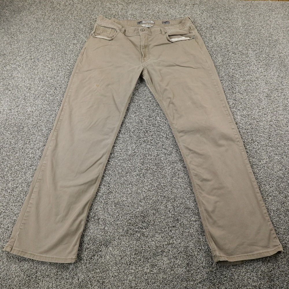 Buckle BKE Jeans Mens 40X33 Brown Denim Pants Jake BootLeg Stretch Flex Grunge